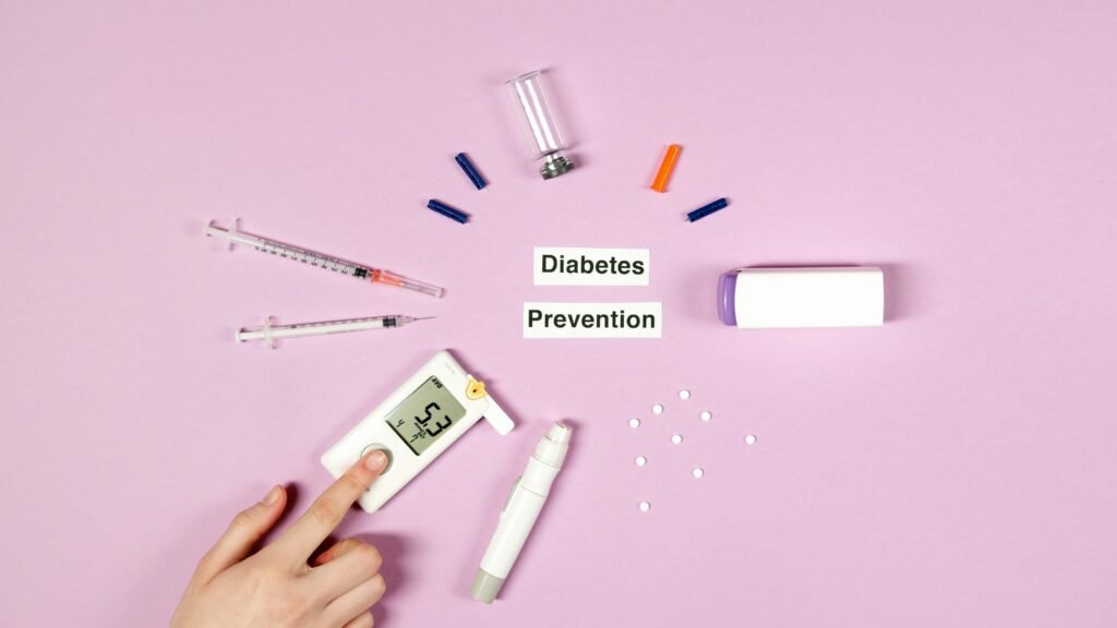 Blood Sugar Counts Kit on Purple Surface
